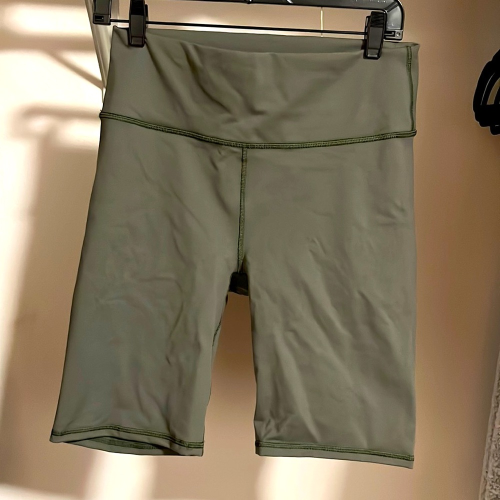 Army Green Biker Shorts | NEVER WORN